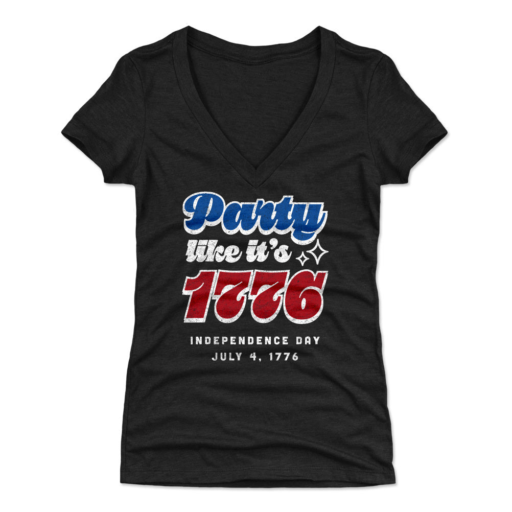 USA Women's V-Neck T-Shirt | 500 LEVEL
