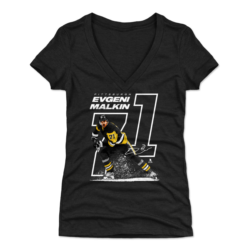 Evgeni Malkin Women's V-Neck T-Shirt | 500 LEVEL