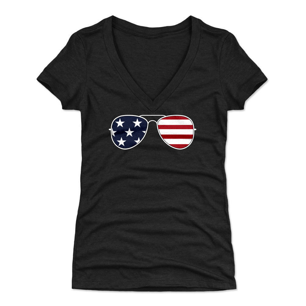 USA Women's V-Neck T-Shirt | 500 LEVEL