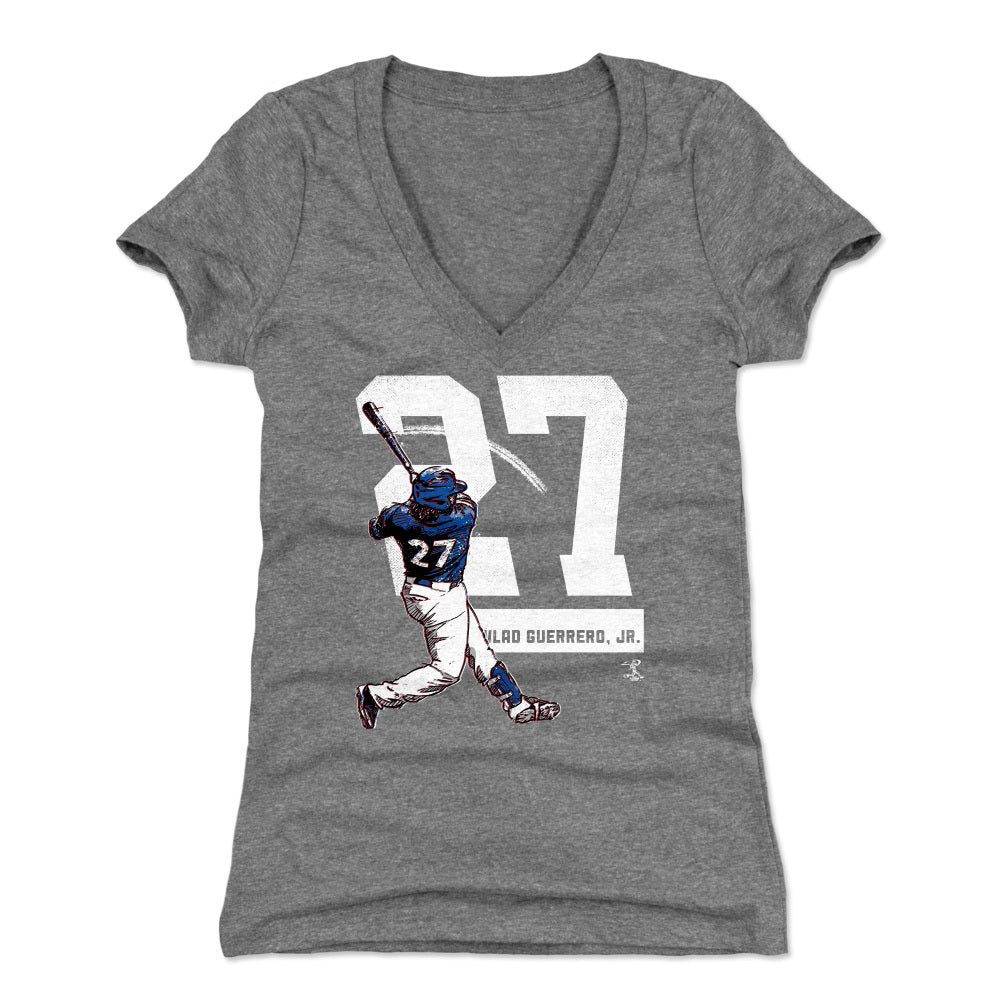 Vladimir Guerrero Jr. Women's V-Neck T-Shirt | 500 LEVEL
