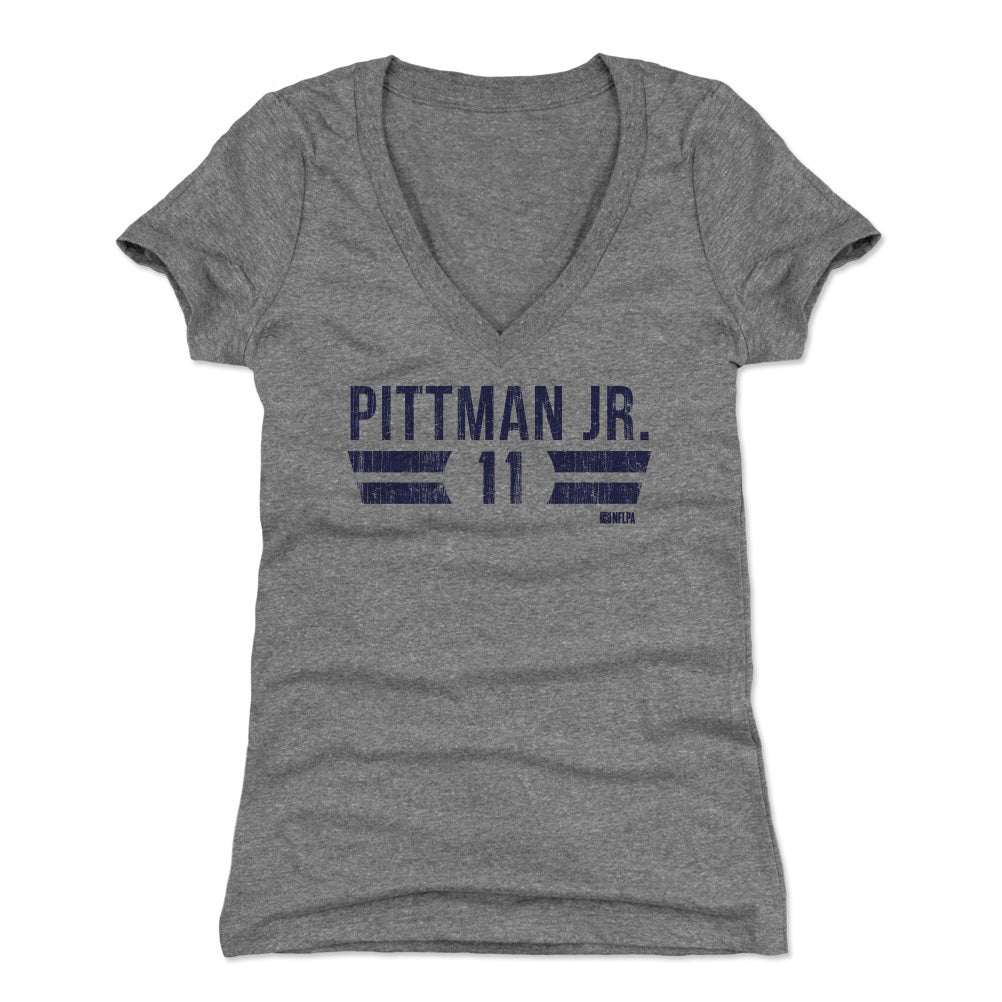 Michael Pittman Jr. Women's V-Neck T-Shirt | 500 LEVEL