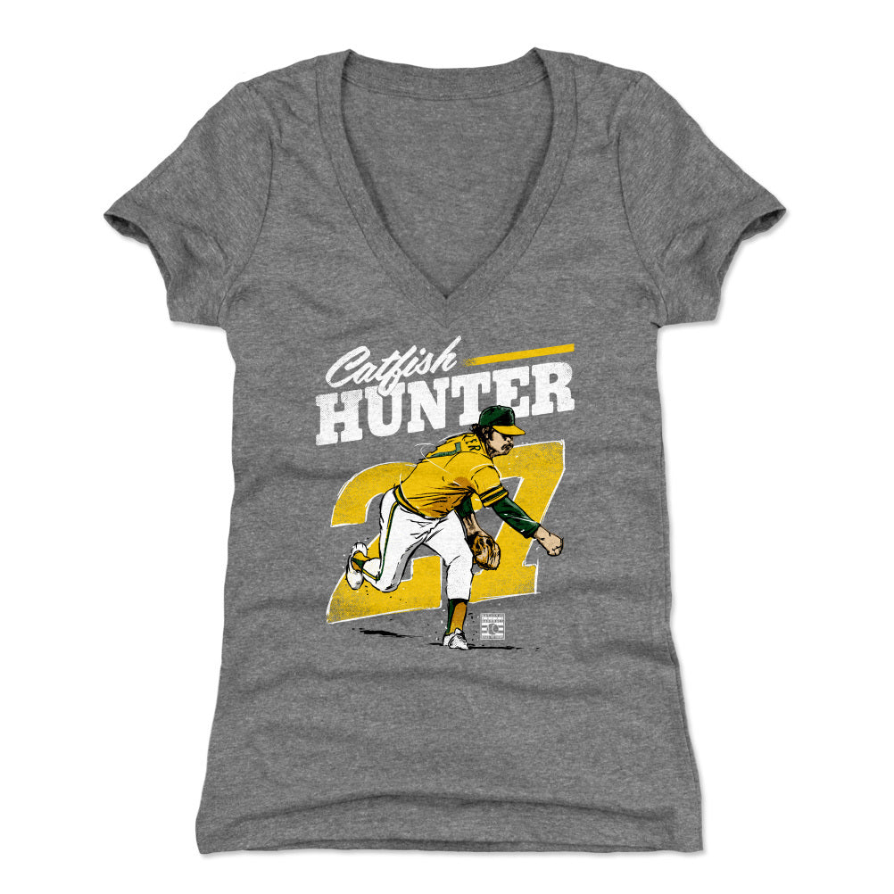 Catfish Hunter Women's V-Neck T-Shirt | 500 LEVEL