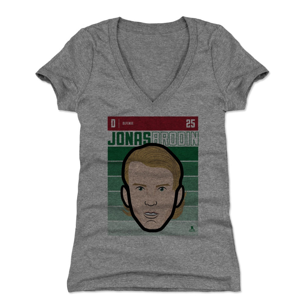 Jonas Brodin Women's V-Neck T-Shirt | 500 LEVEL