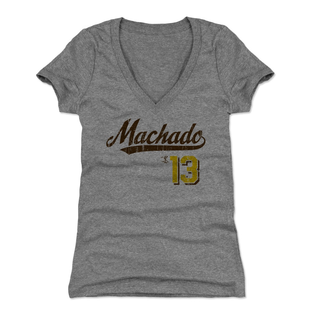 Manny Machado Women's V-Neck T-Shirt | 500 LEVEL
