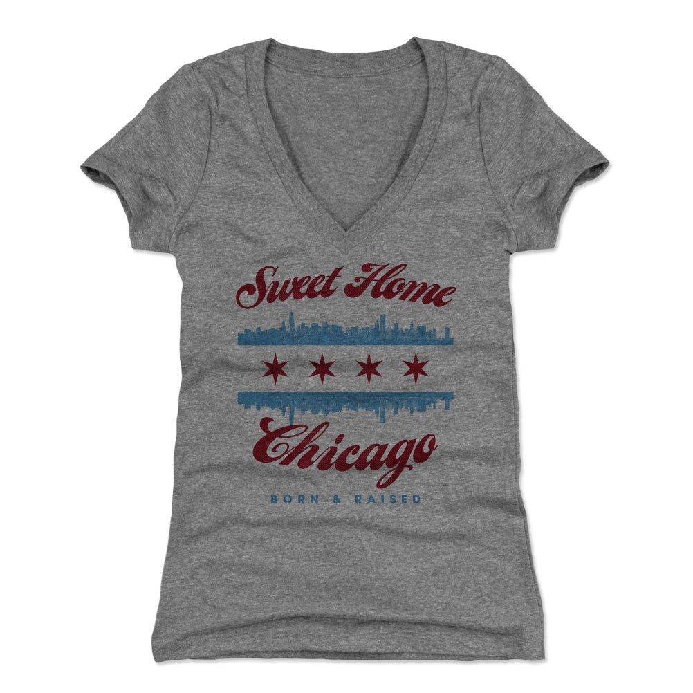Chicago Women's V-Neck T-Shirt | 500 LEVEL