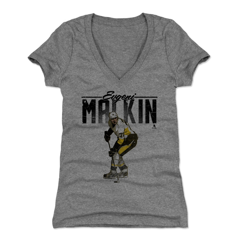 Evgeni Malkin Women's V-Neck T-Shirt | 500 LEVEL