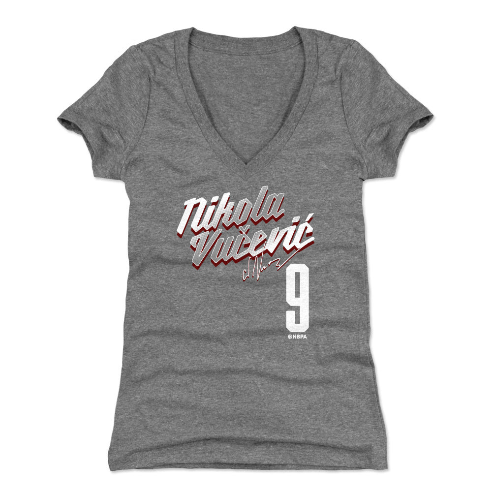 Nikola Vucevic Women's V-Neck T-Shirt | 500 LEVEL