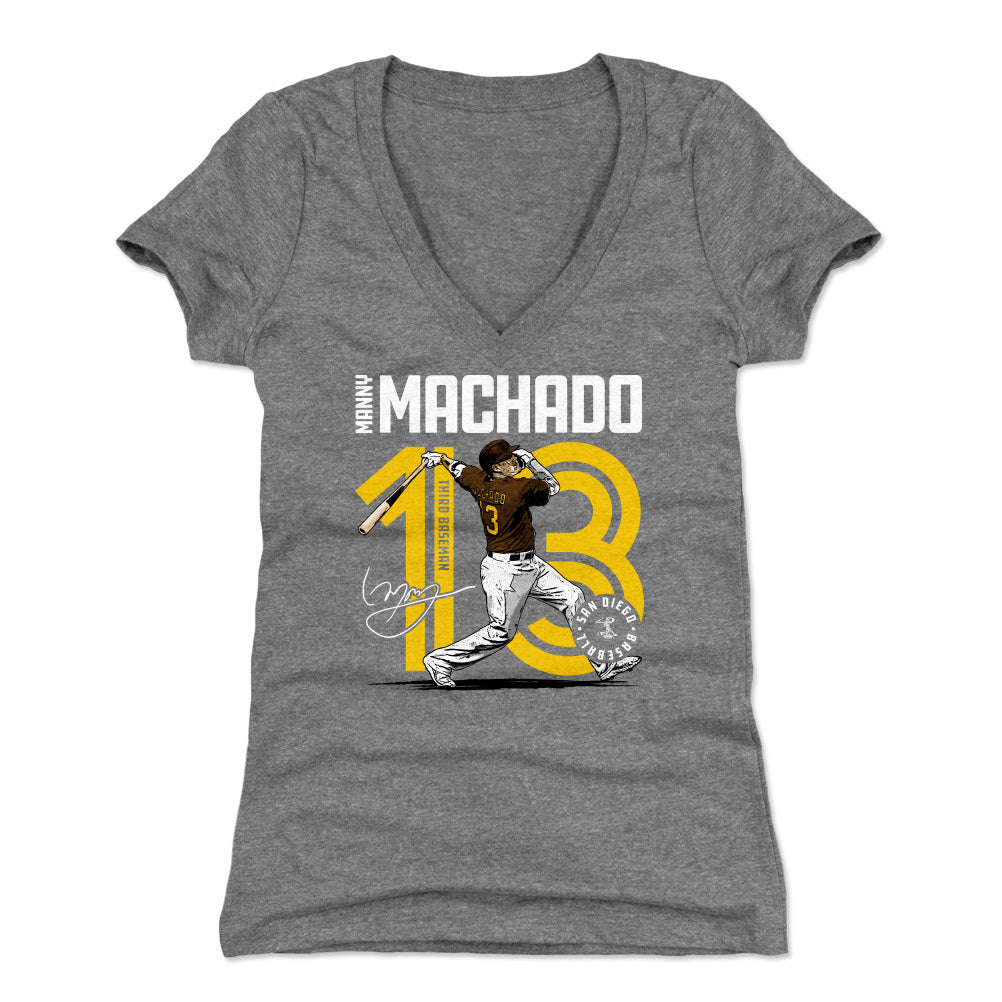 Manny Machado Women's V-Neck T-Shirt | 500 LEVEL