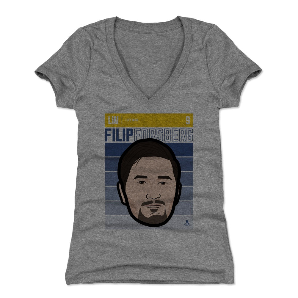 Filip Forsberg Women's V-Neck T-Shirt | 500 LEVEL
