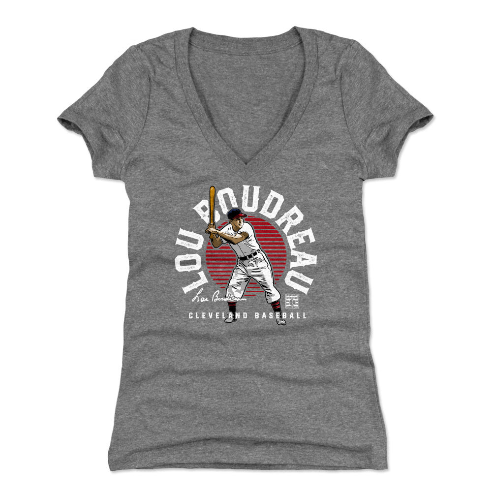 Lou Boudreau Women's V-Neck T-Shirt | 500 LEVEL