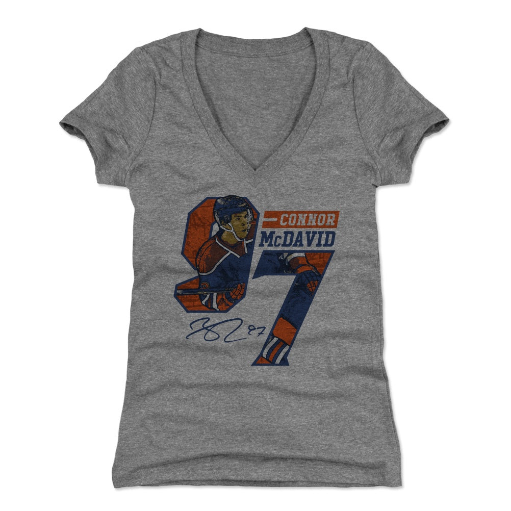 Connor McDavid Women's V-Neck T-Shirt | 500 LEVEL