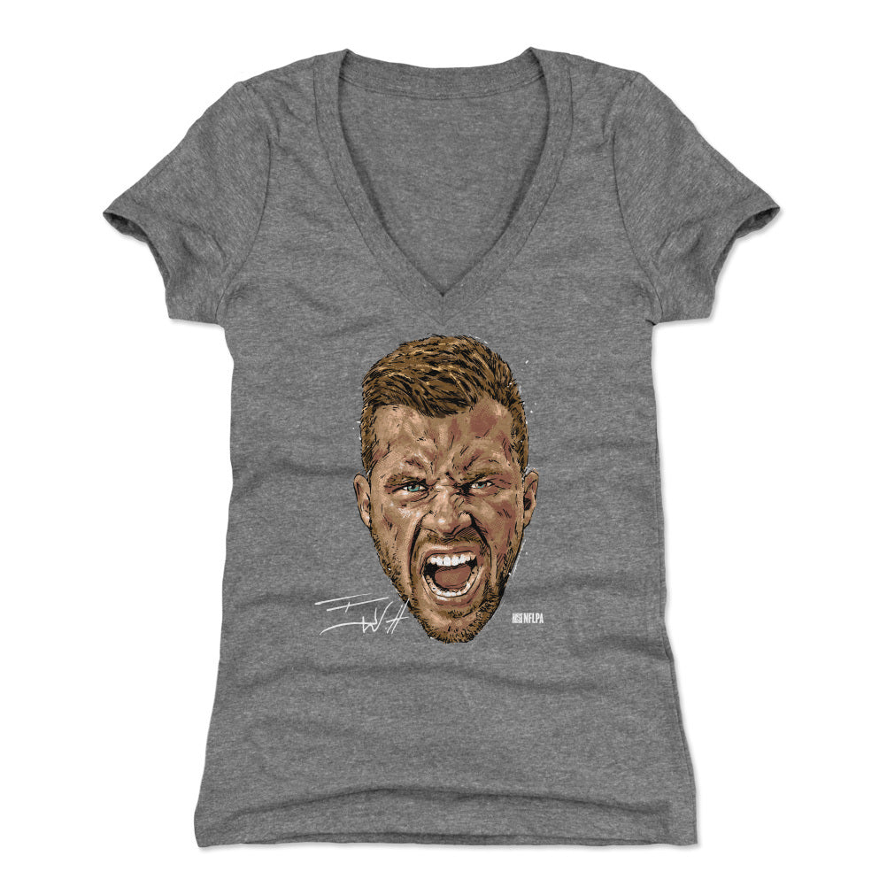 T.J. Watt Women's V-Neck T-Shirt | 500 LEVEL