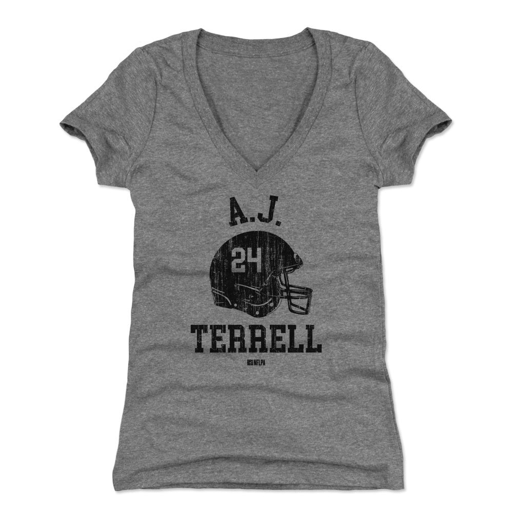 A.J. Terrell Women's V-Neck T-Shirt | 500 LEVEL
