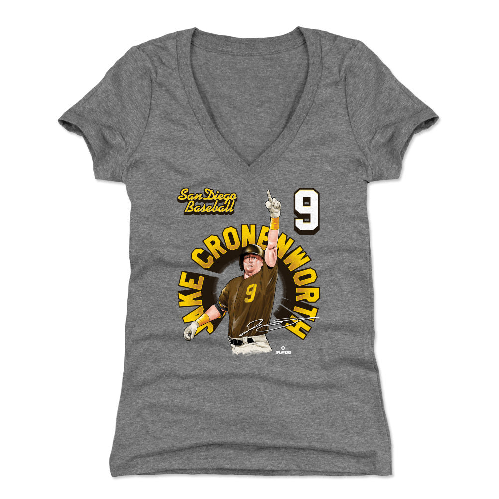 Jake Cronenworth Women's V-Neck T-Shirt | 500 LEVEL