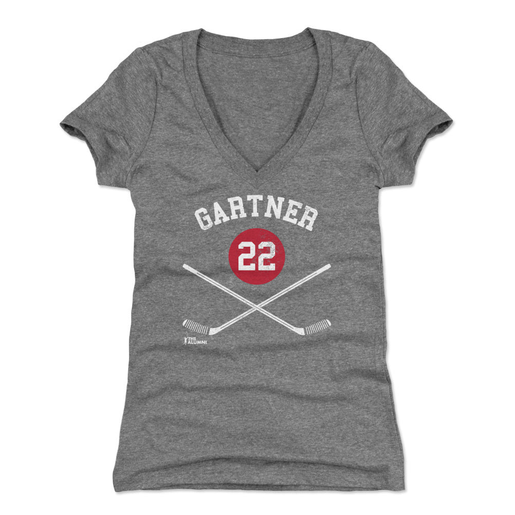 Mike Gartner Women's V-Neck T-Shirt | 500 LEVEL
