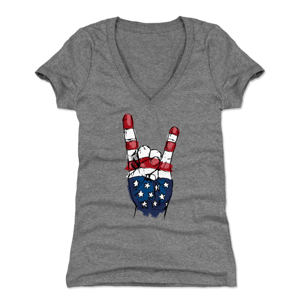 USA Women's V-Neck T-Shirt | 500 LEVEL
