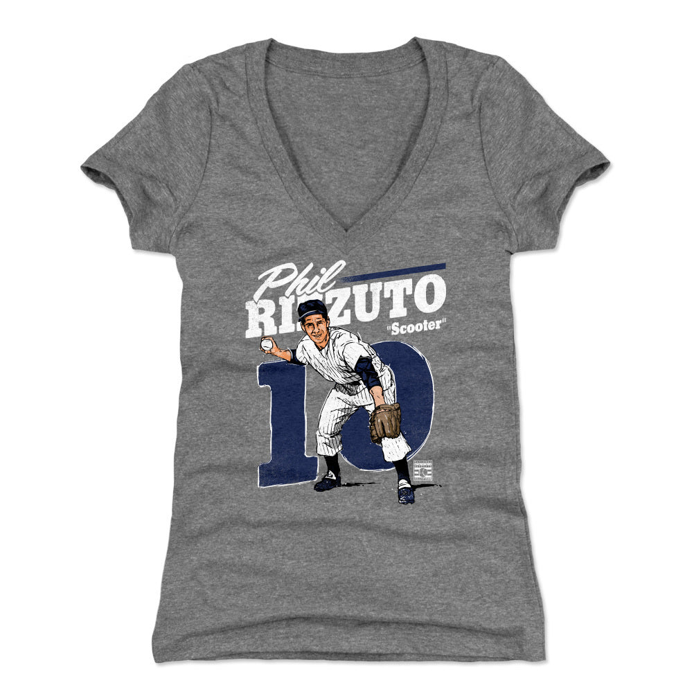 Phil Rizzuto Women's V-Neck T-Shirt | 500 LEVEL