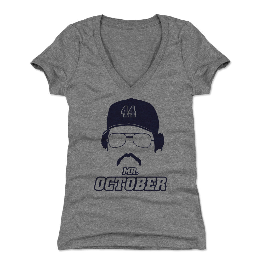 Reggie Jackson Women's V-Neck T-Shirt | 500 LEVEL