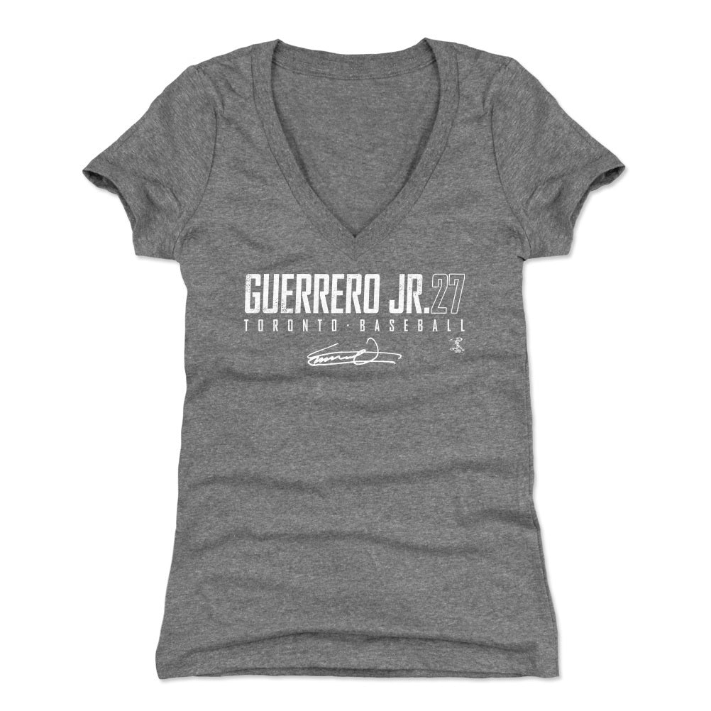 Vladimir Guerrero Jr. Women's V-Neck T-Shirt | 500 LEVEL