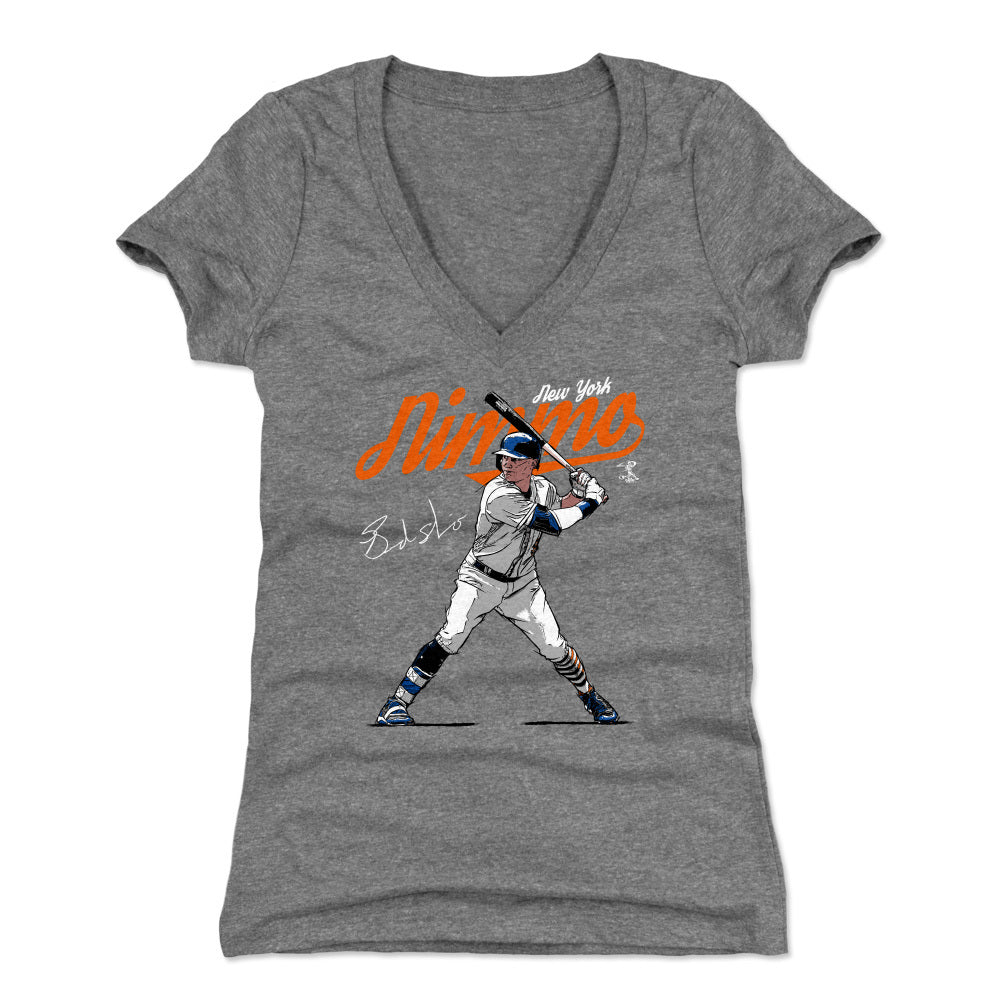 Brandon Nimmo Women's V-Neck T-Shirt | 500 LEVEL