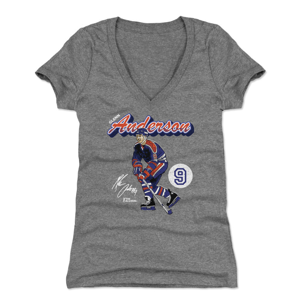 Glenn Anderson Women's V-Neck T-Shirt | 500 LEVEL