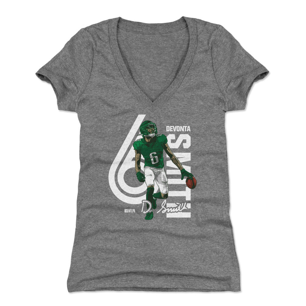 DeVonta Smith Women's V-Neck T-Shirt | 500 LEVEL