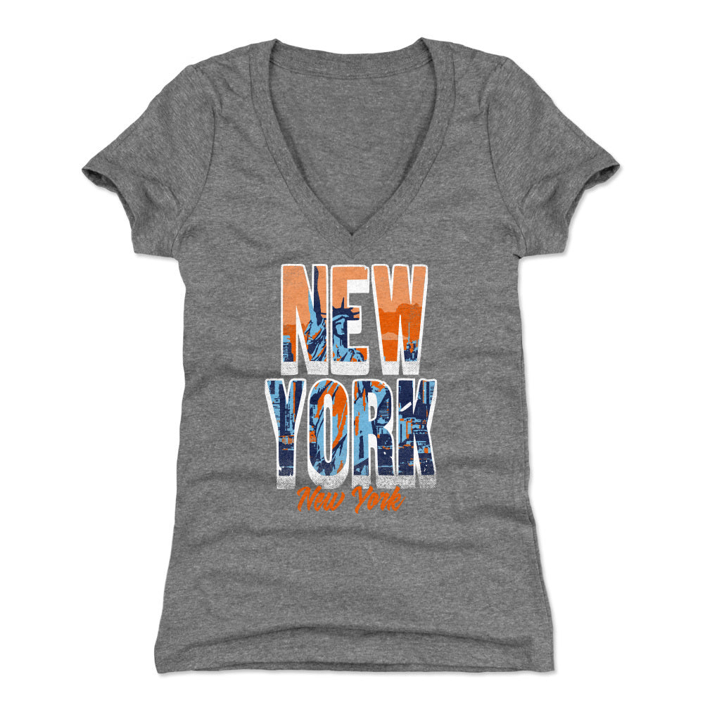 New York Women's V-Neck T-Shirt | 500 LEVEL