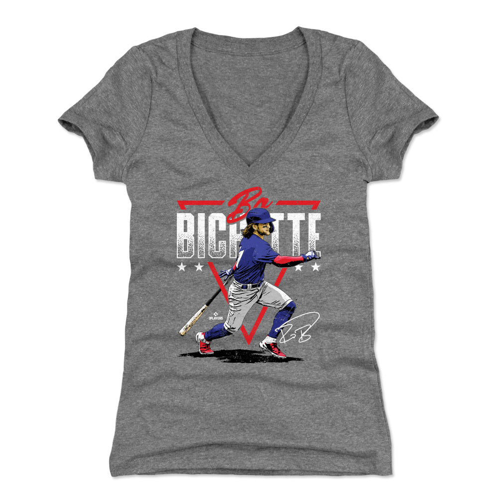 Bo Bichette Women's V-Neck T-Shirt | 500 LEVEL