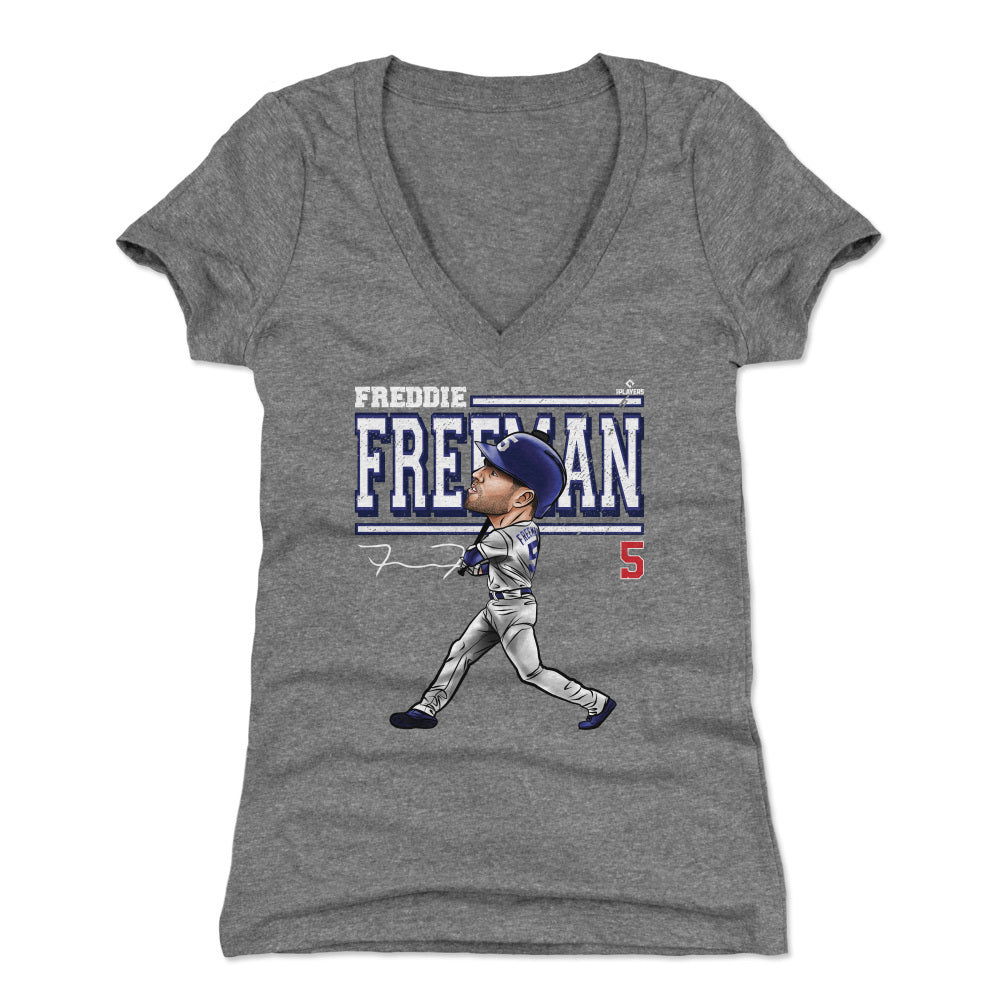 Freddie Freeman Women's V-Neck T-Shirt | 500 LEVEL