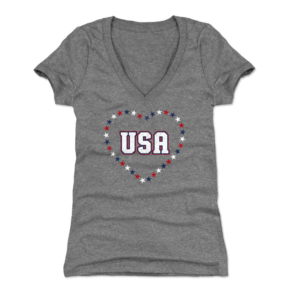 American Pride Women's V-Neck T-Shirt | 500 LEVEL