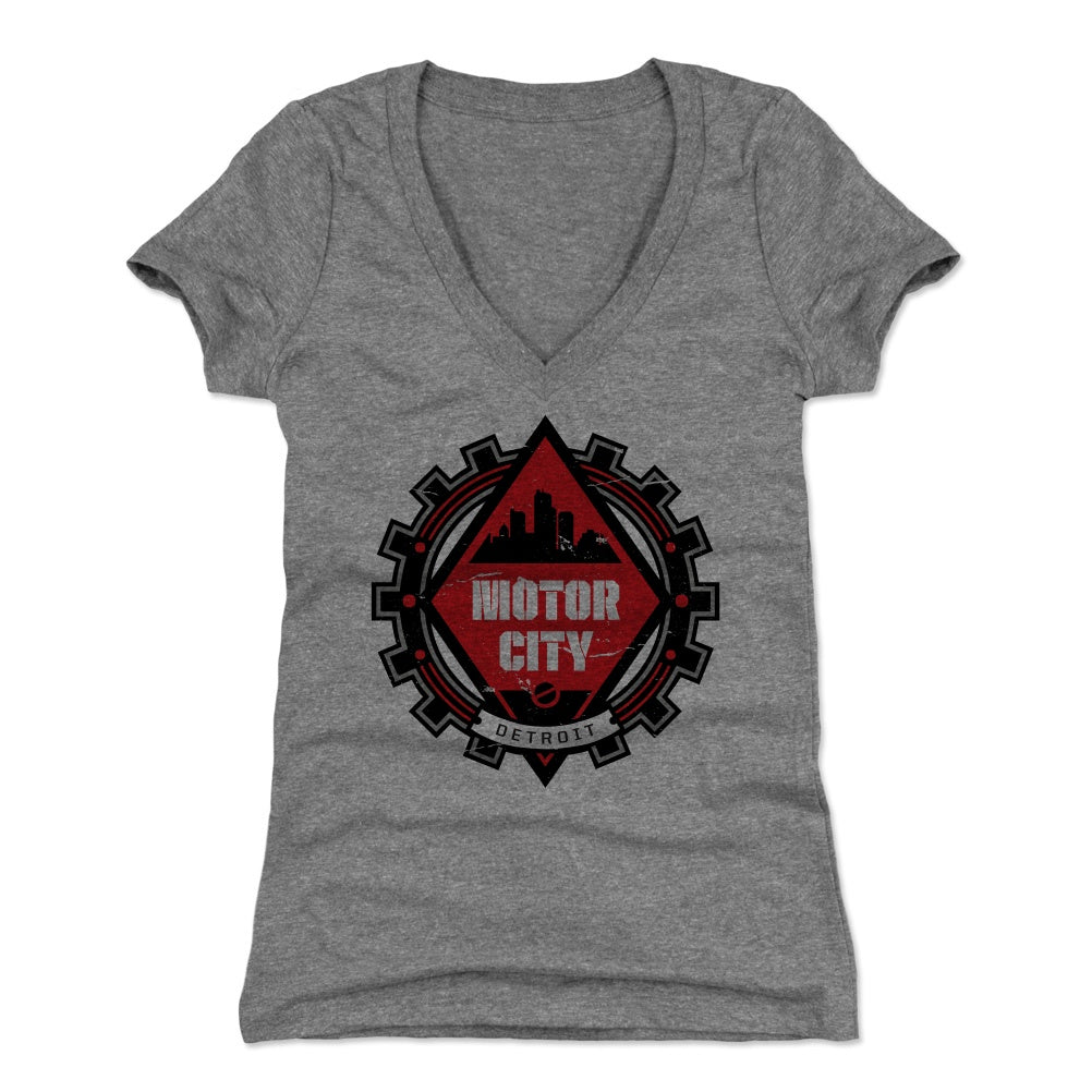 Detroit Women's V-Neck T-Shirt | 500 LEVEL