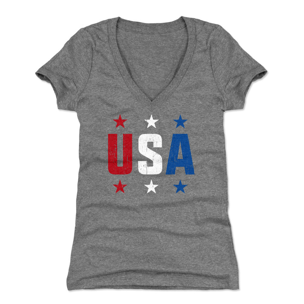 American Pride Women's V-Neck T-Shirt | 500 LEVEL
