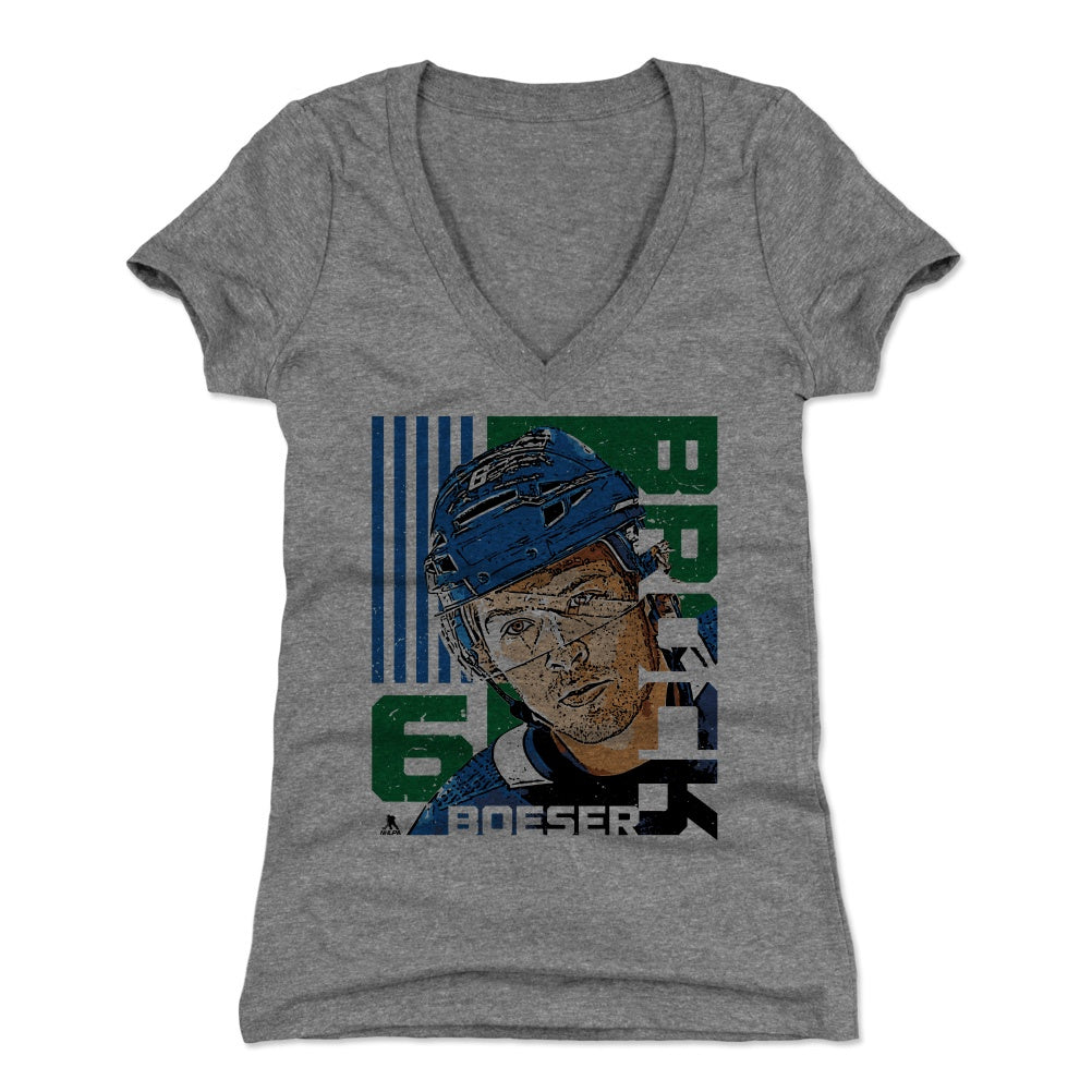 Brock Boeser Women's V-Neck T-Shirt | 500 LEVEL