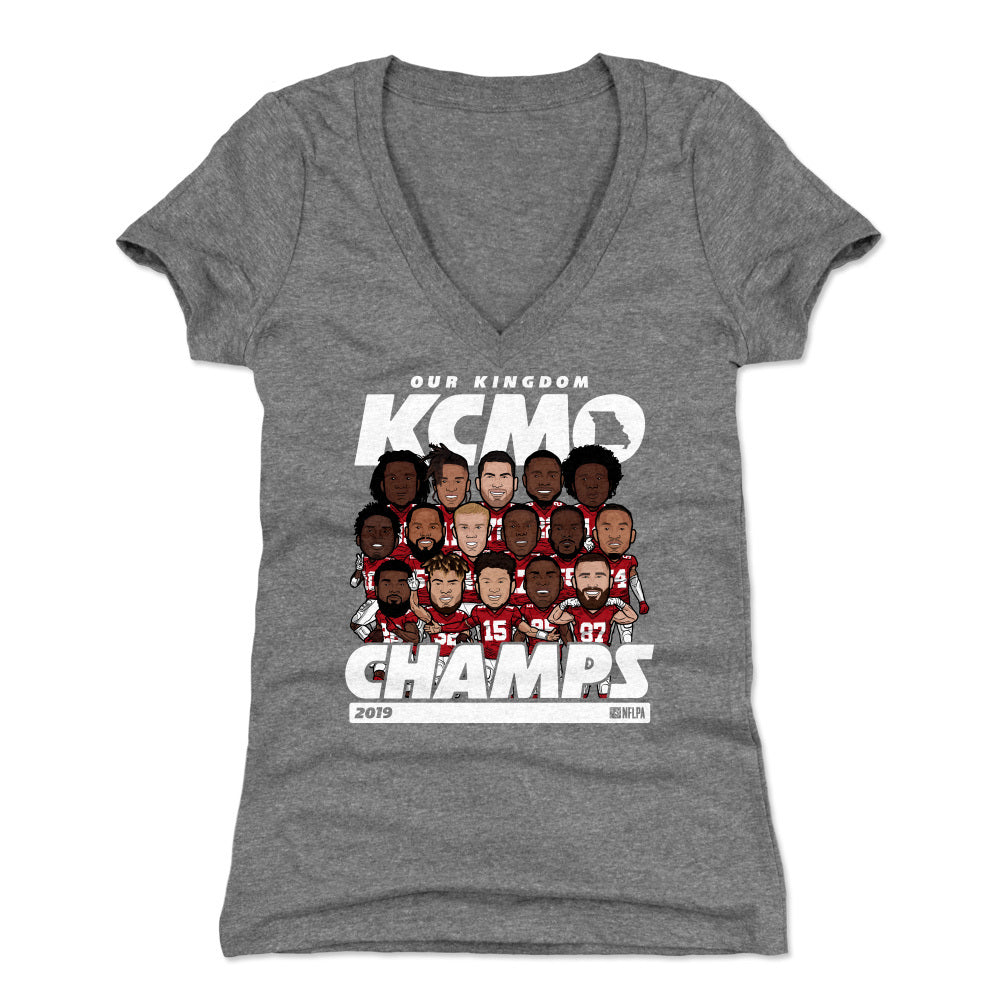 Kansas City Women's V-Neck T-Shirt | 500 LEVEL