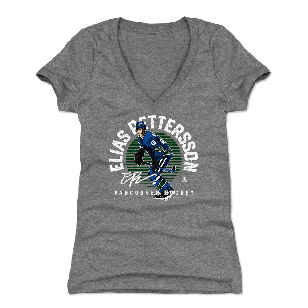 Elias Pettersson Women's V-Neck T-Shirt | 500 LEVEL