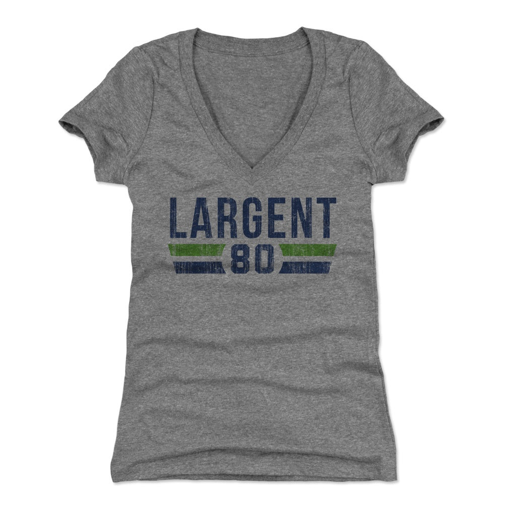 Steve Largent Women's V-Neck T-Shirt | 500 LEVEL