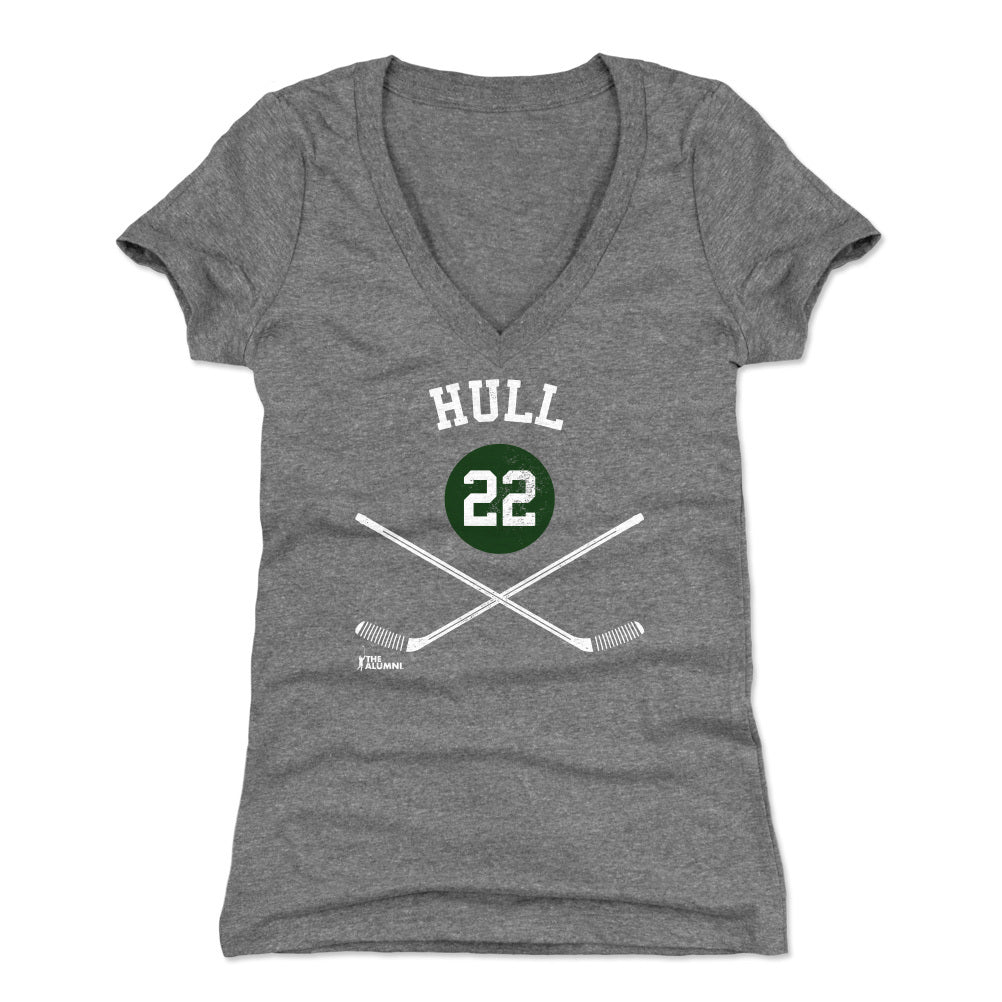 Brett Hull Women's V-Neck T-Shirt | 500 LEVEL