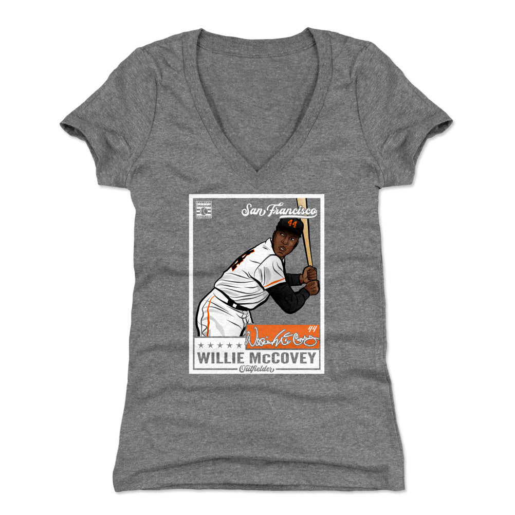 Willie McCovey Women's V-Neck T-Shirt | 500 LEVEL