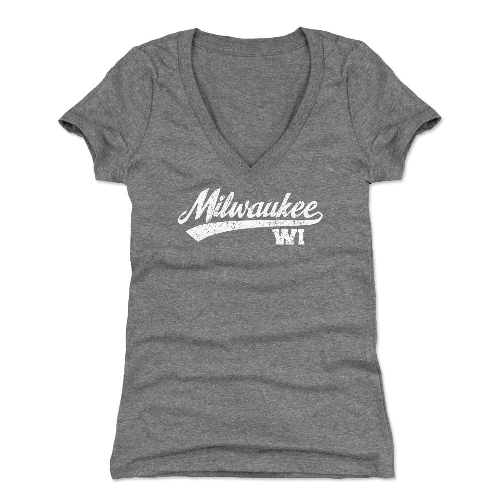 Milwaukee Women's V-Neck T-Shirt | 500 LEVEL