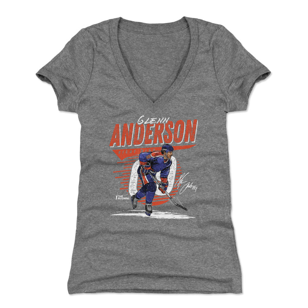 Glenn Anderson Women's V-Neck T-Shirt | 500 LEVEL