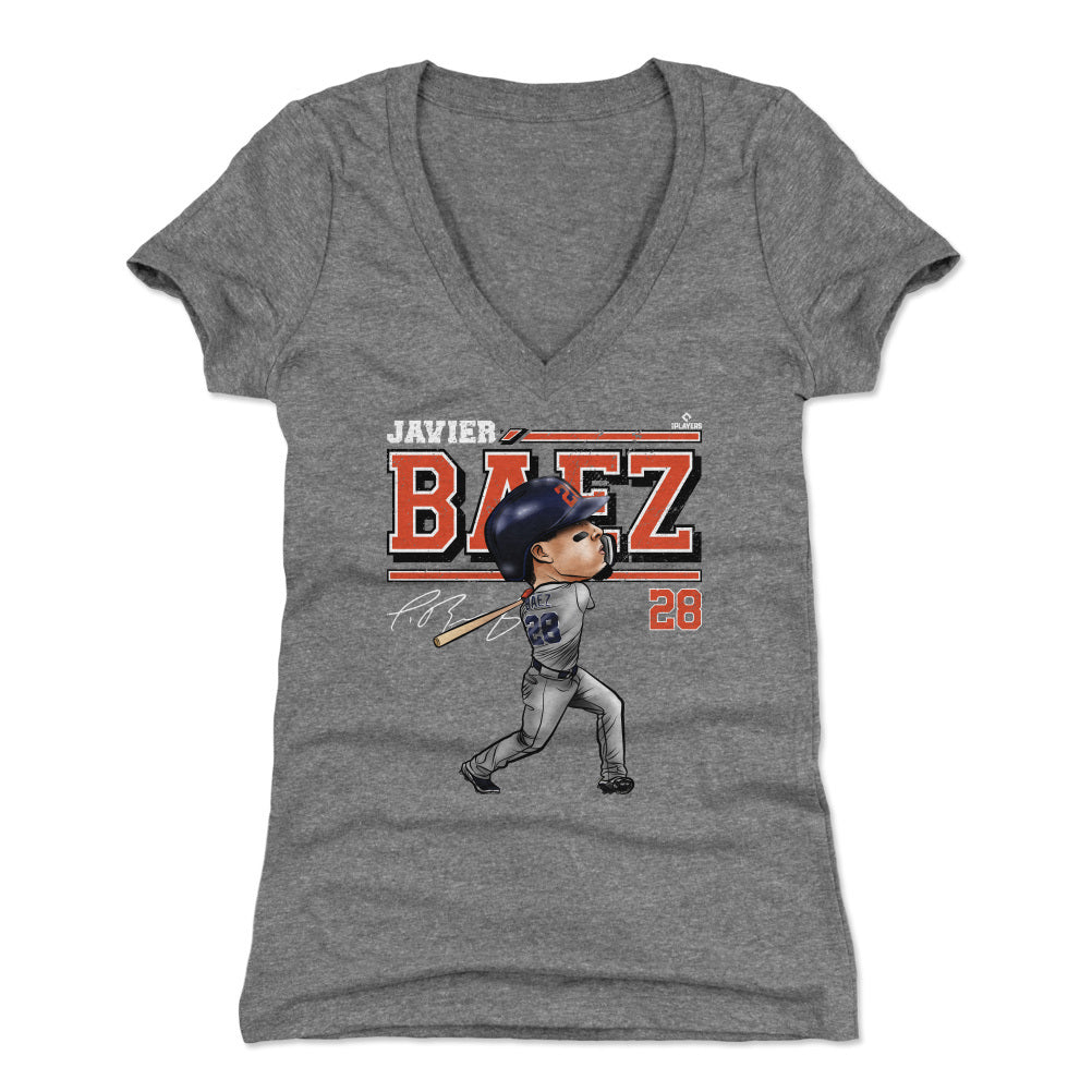 Javier Baez Women's V-Neck T-Shirt | 500 LEVEL