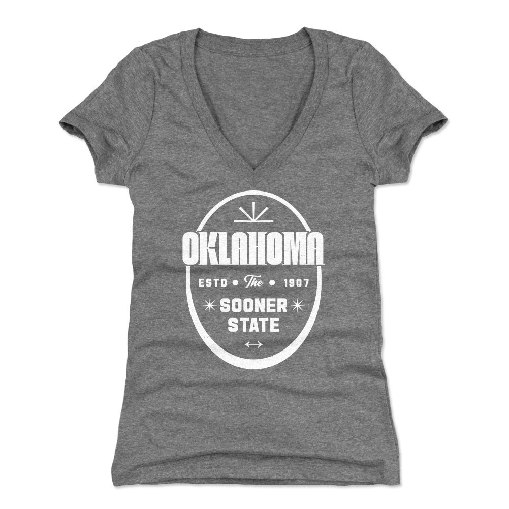 Oklahoma Women's V-Neck T-Shirt | 500 LEVEL