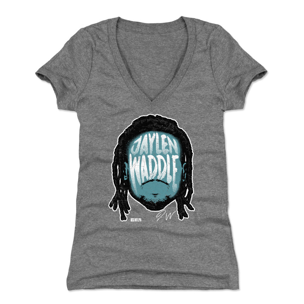 Jaylen Waddle Women's V-Neck T-Shirt | 500 LEVEL