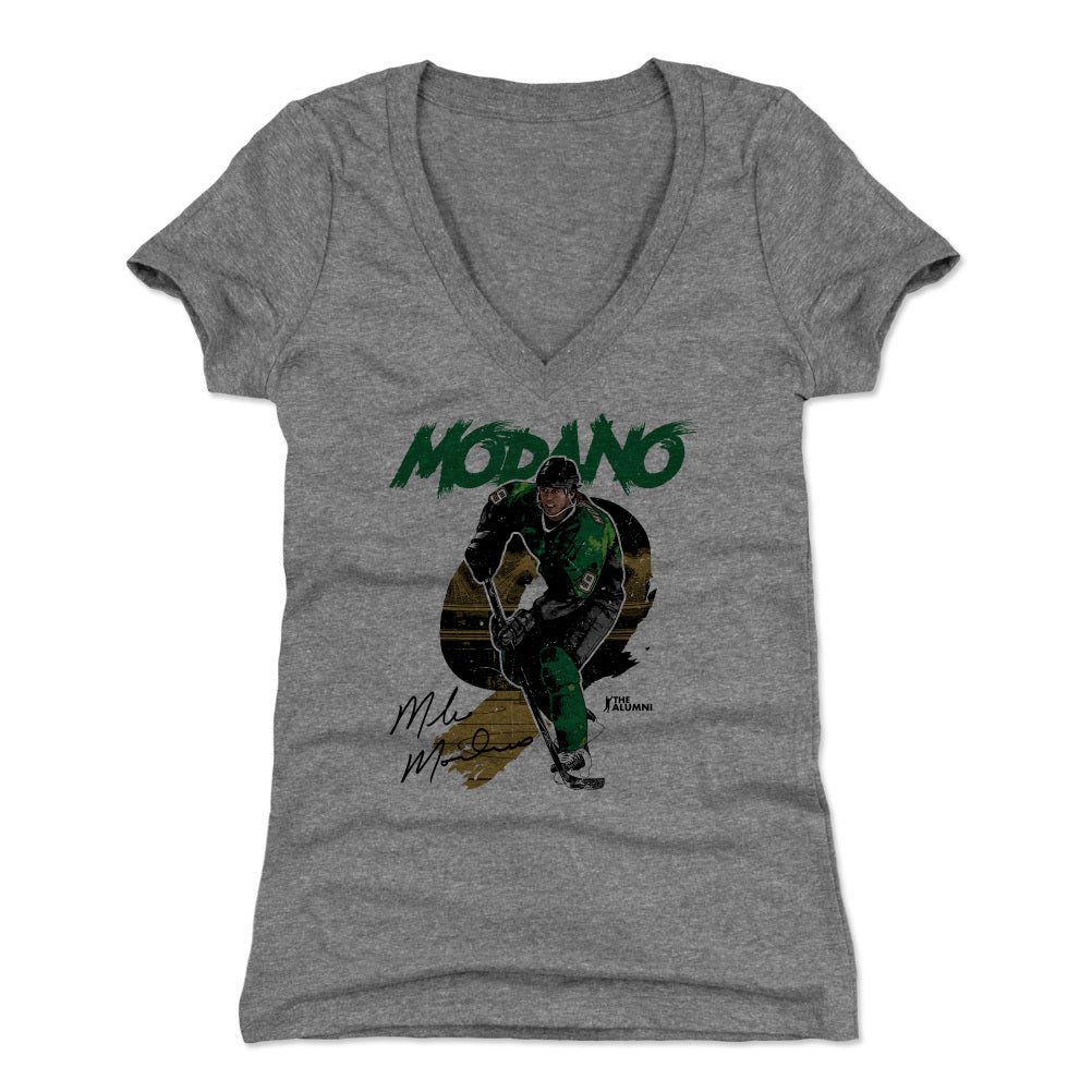 Mike Modano Women's V-Neck T-Shirt | 500 LEVEL