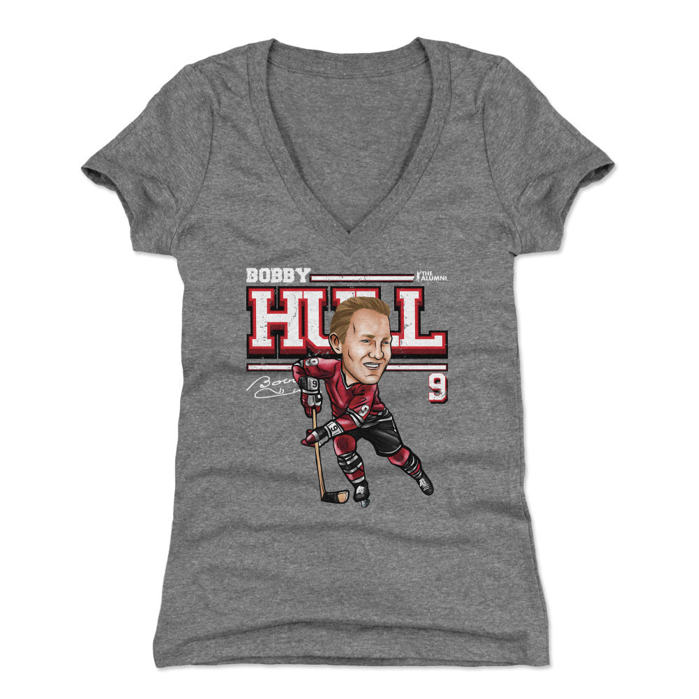 Bobby Hull Women's V-Neck T-Shirt | 500 LEVEL