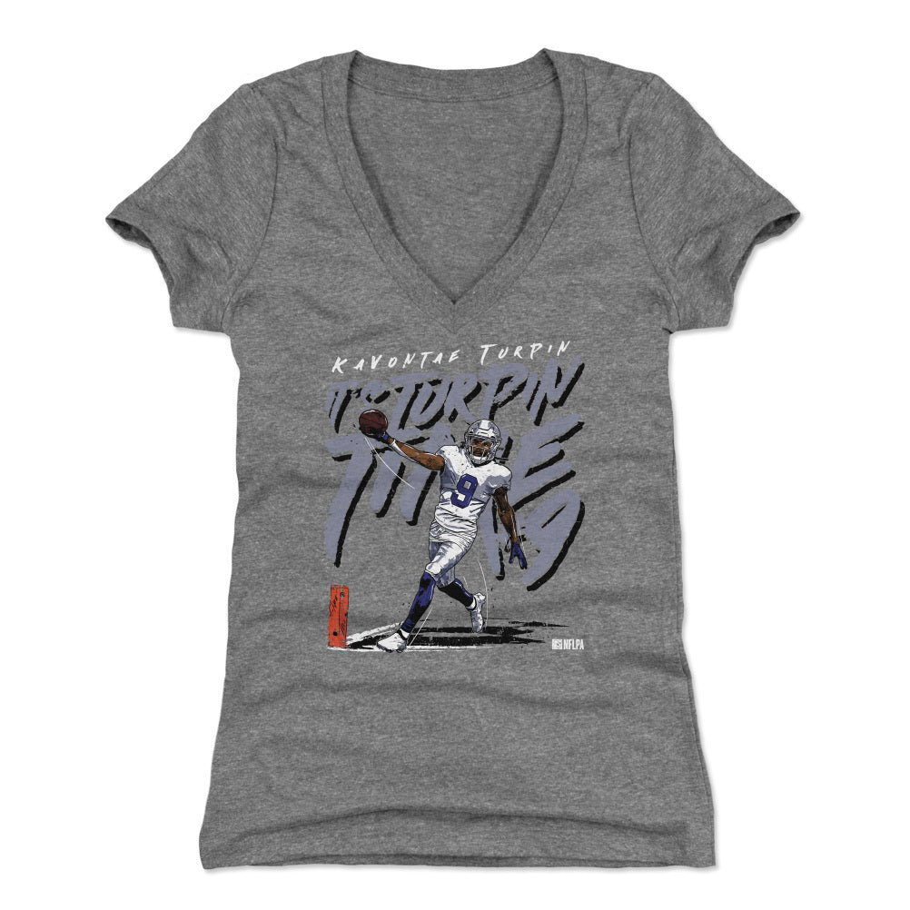 KaVontae Turpin Women's V-Neck T-Shirt | 500 LEVEL