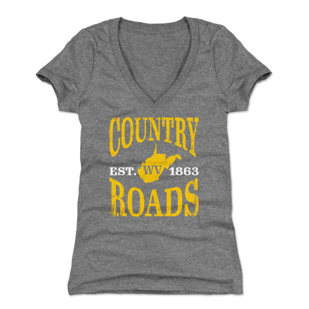 West Virginia Women's V-Neck T-Shirt | 500 LEVEL
