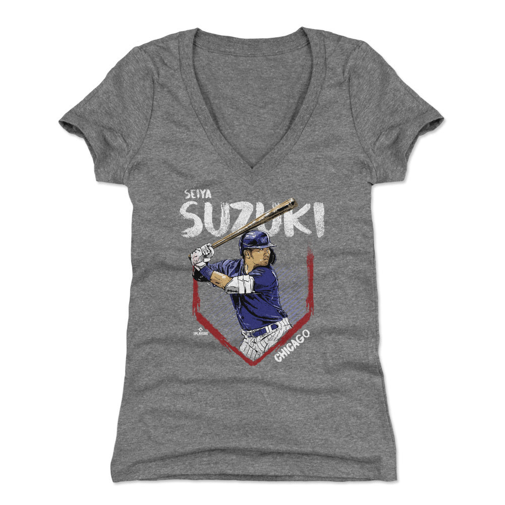 Seiya Suzuki Women's V-Neck T-Shirt | 500 LEVEL