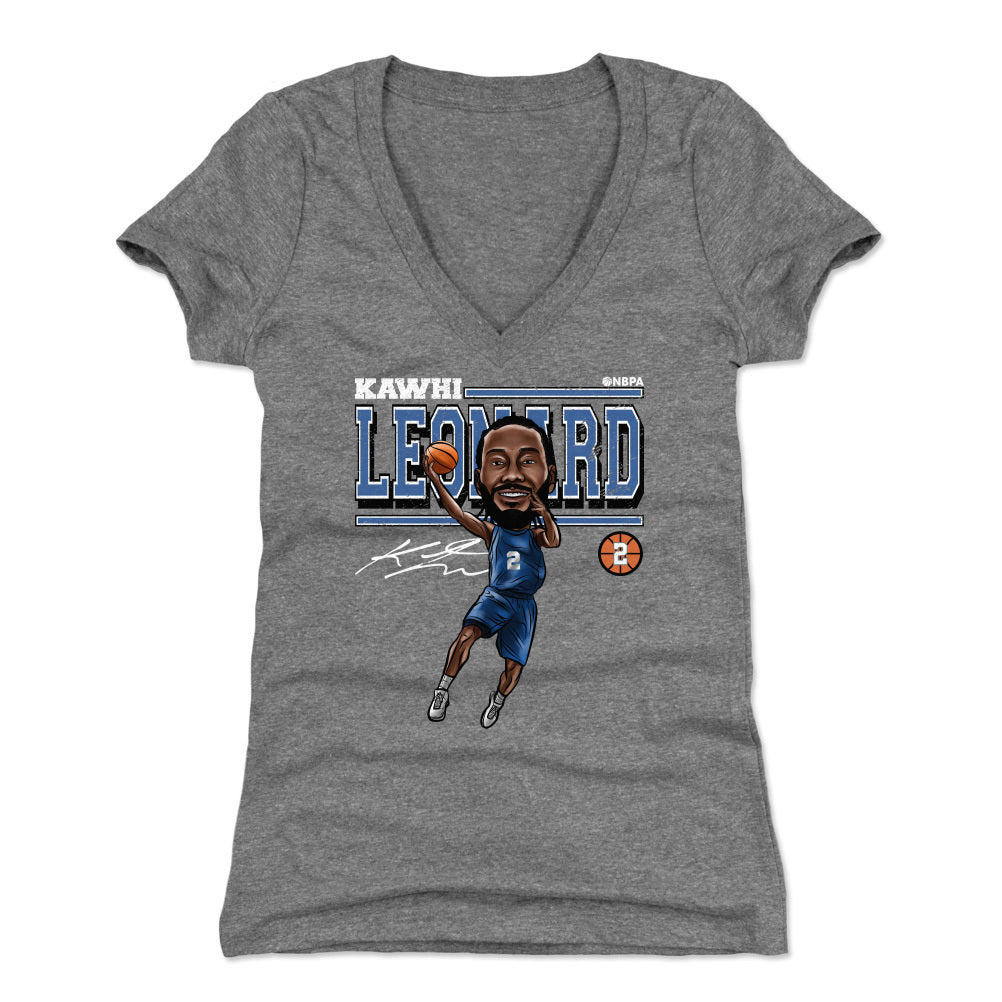 Kawhi Leonard Women's V-Neck T-Shirt | 500 LEVEL