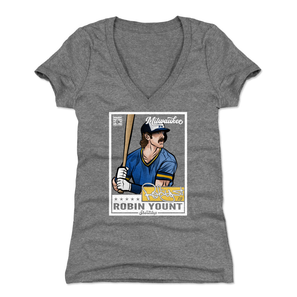Robin Yount Women's V-Neck T-Shirt | 500 LEVEL